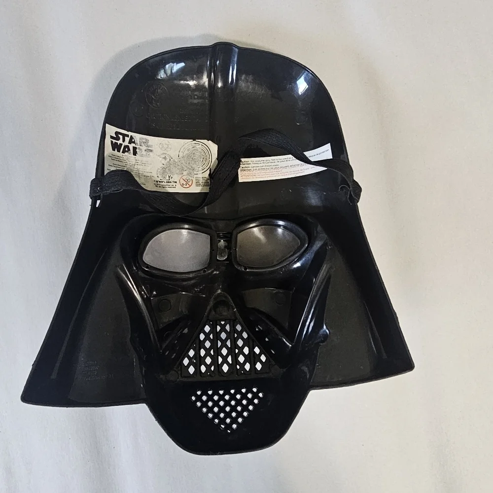 Star Wars Darth Vader Halloween Costume Kids‎ Size Elastic Headband Hard Plastic - Picture 5 of 10